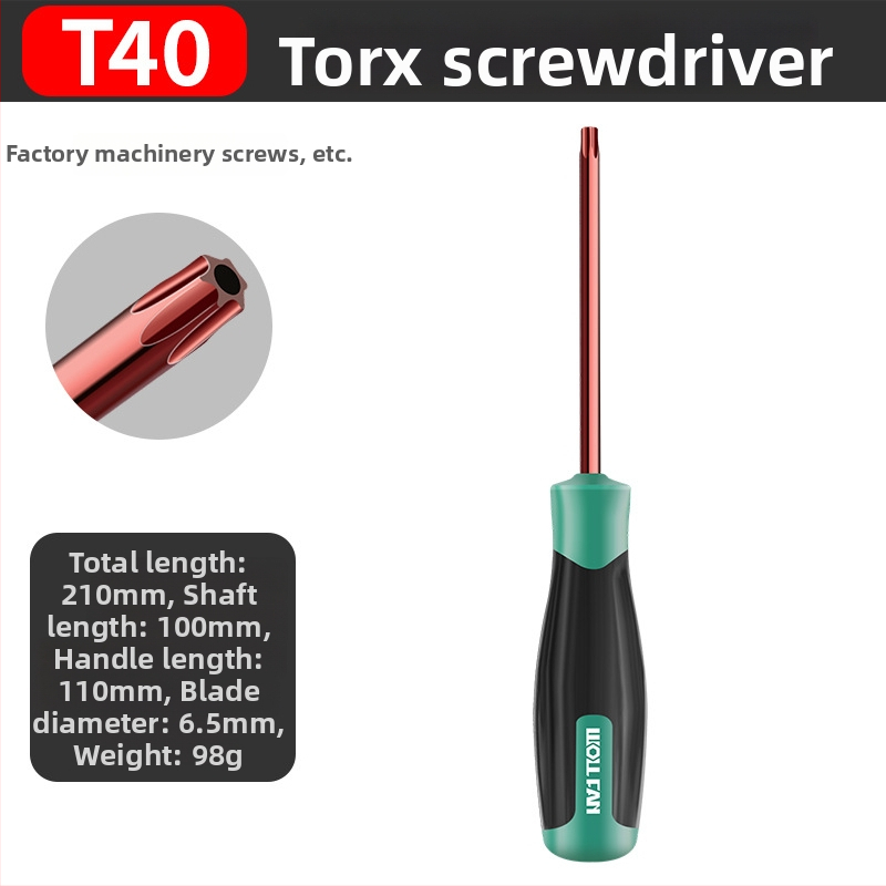 Set șurubelnițe Allen și Torx cu bit hex intern – T10, T15, T20, T25, T30