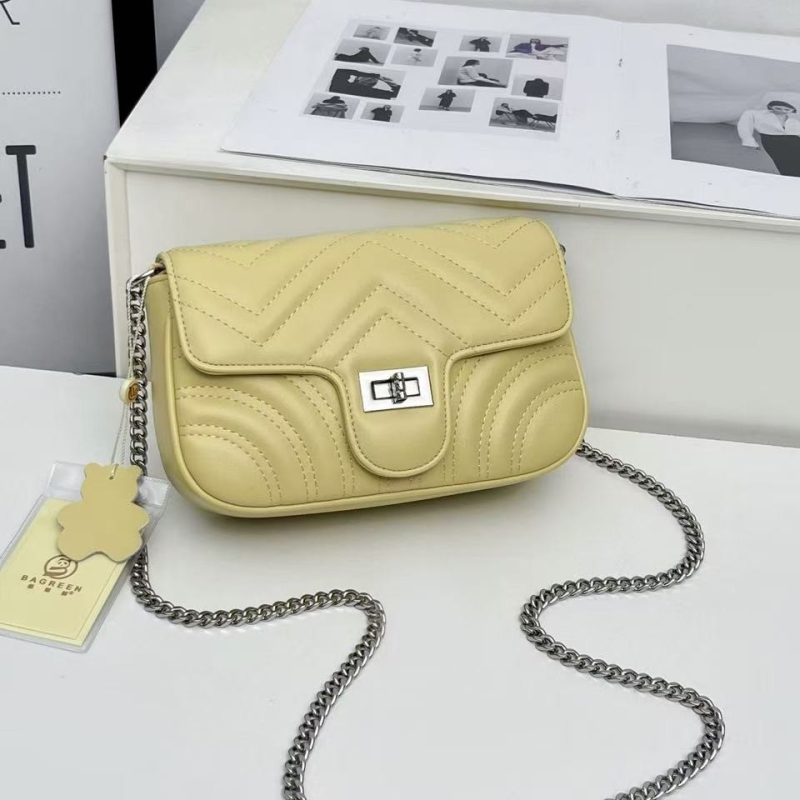 Kožna crossbody torbica s teksturom, gradski jednostavan stil, mali kvadratni oblik, svakodnevna upotreba