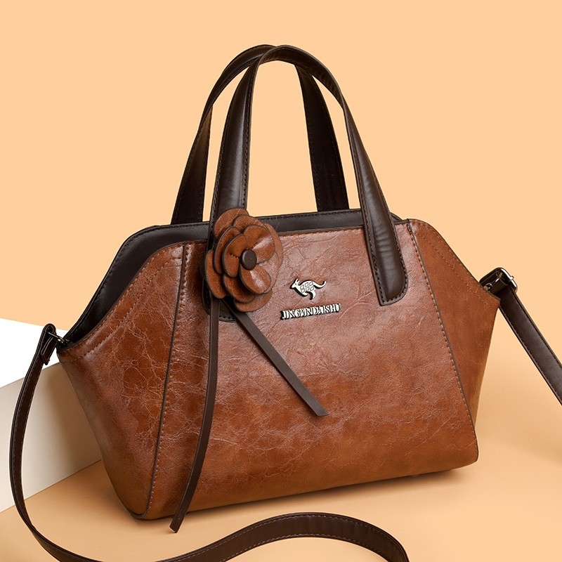 Ženska torba preko ramena od PU kože, moderan gradski stil, veliki kapacitet, elegantna poslovna torba