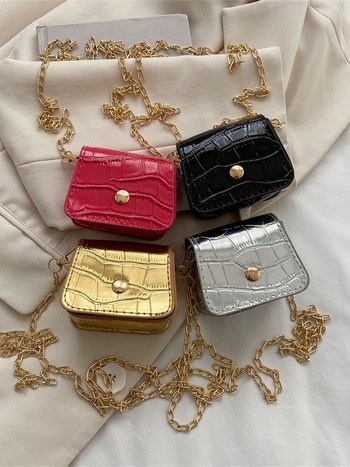 Ženska torba s kamenim uzorkom, mini torba preko ramena, torbica za usne, moderna crossbody torba