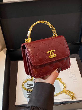 Ženska mini kvadratna torbica s dijamantnim šivanjem, crossbody torba, gradski stil, jesen 2025