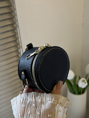 Nova mini okrugla torbica za ruž sa lancem — retro mini crossbody torba za žene, dnevni novčanik