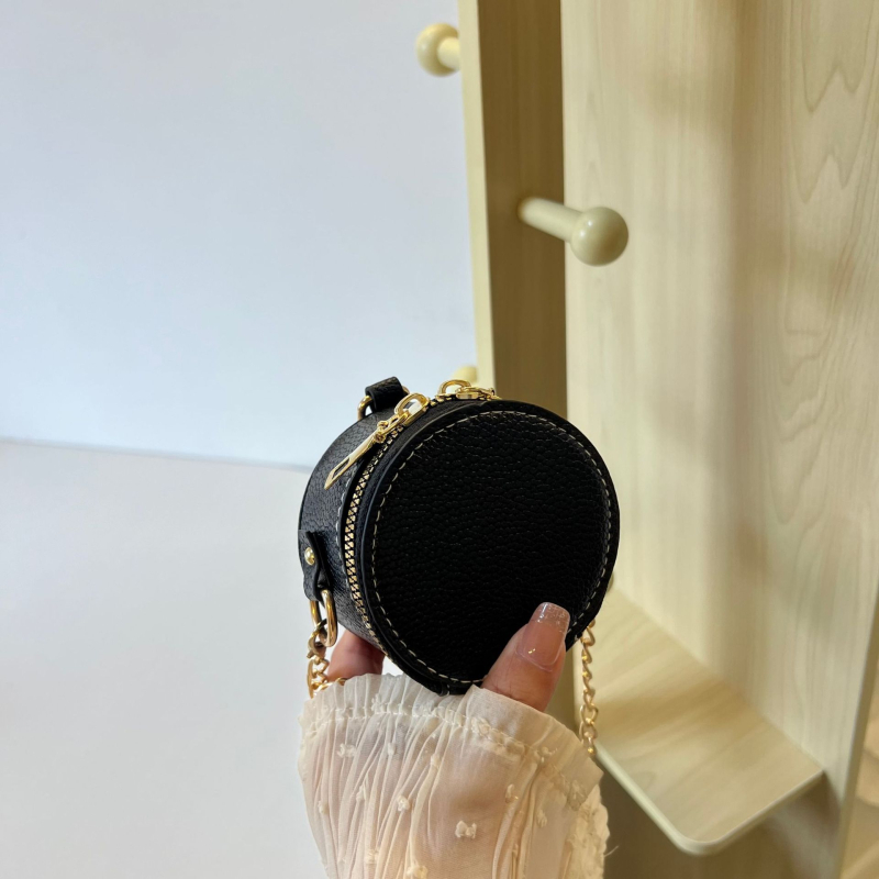 Nova mini okrugla torbica za ruž sa lancem — retro mini crossbody torba za žene, dnevni novčanik