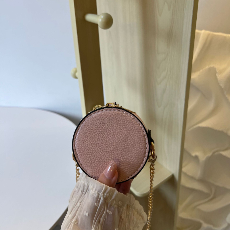 Nova mini okrugla torbica za ruž sa lancem — retro mini crossbody torba za žene, dnevni novčanik