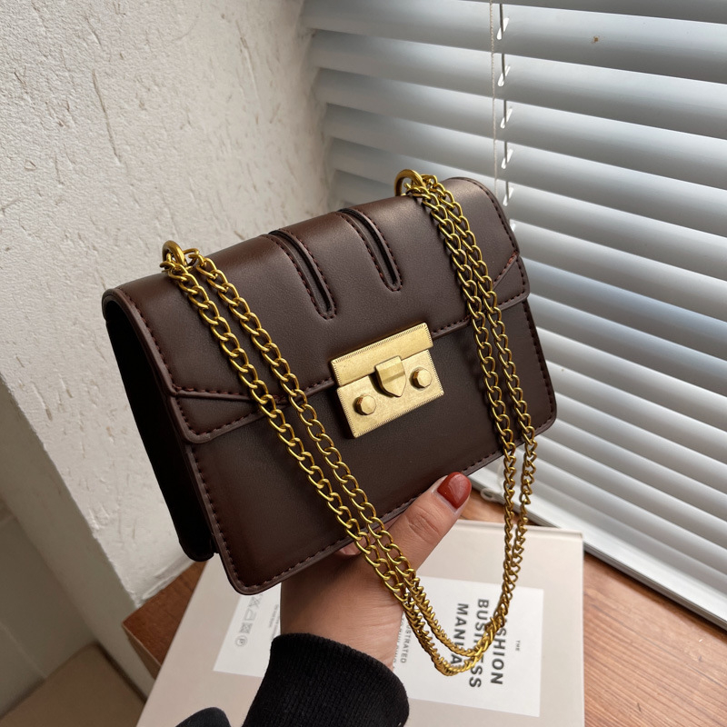 PU kožna mini kvadratna crossbody torbica, jedinstven dizajn
