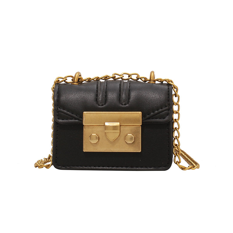 PU kožna mini kvadratna crossbody torbica, jedinstven dizajn