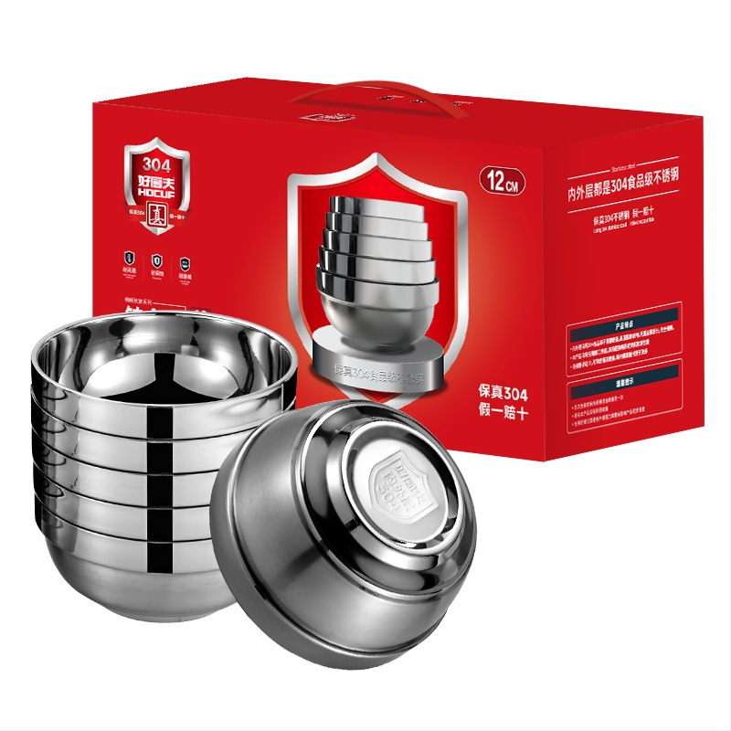 Vas din oțel inoxidabil 304, de înaltă calitate alimentar, izolație dublă, anti-arsură, pentru supă și orez, formă rotundă, finisaj oglindit, stil modern minimalist