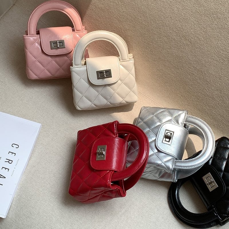 Mini PU kvadratna torbica s lančanim remenom — inspirirana Chanel stilom, crossbody torba za svakodnevno nošenje, proljeće 2025
