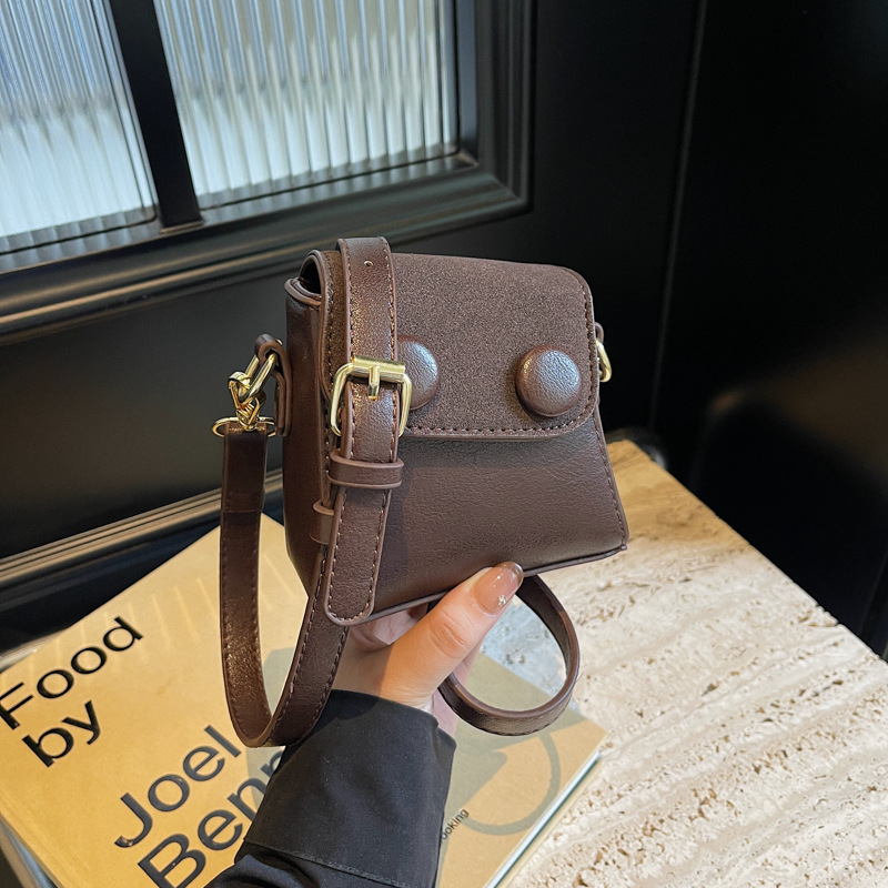 Premium mini crossbody torba za žene, korejskog stila, PU materijal, gradski šik, jesen 2024