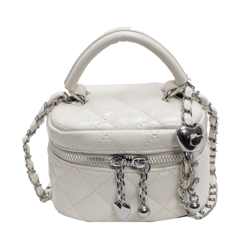 Ženska torbica za ruž, mini kvadratna torbica s lančanim kaišem, crossbody