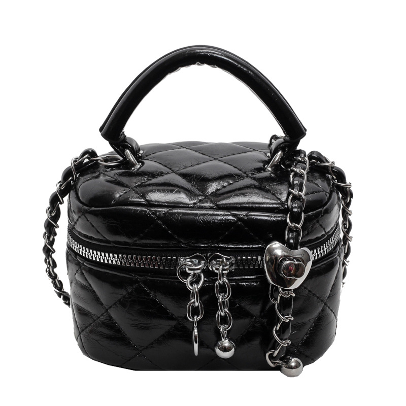 Ženska torbica za ruž, mini kvadratna torbica s lančanim kaišem, crossbody
