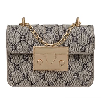 Mala torbica za ruž za žene, crossbody torba u Chanel stilu s lancima i ukrasom za slušalice