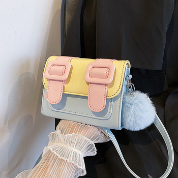 Mini ženska crossbody torbica u korejskom stilu, ljeto 2024, PU koža, torbica za ruž, svestrana za svaki outfit