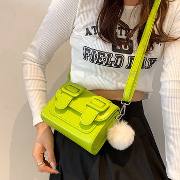 Mini ženska crossbody torbica u korejskom stilu, ljeto 2024, PU koža, torbica za ruž, svestrana za svaki outfit