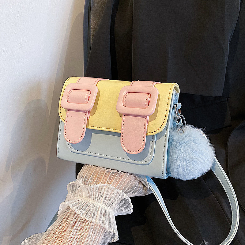 Mini ženska crossbody torbica u korejskom stilu, ljeto 2024, PU koža, torbica za ruž, svestrana za svaki outfit