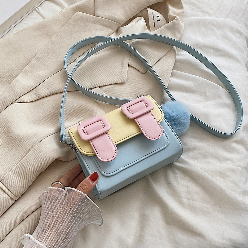 Mini ženska crossbody torbica u korejskom stilu, ljeto 2024, PU koža, torbica za ruž, svestrana za svaki outfit