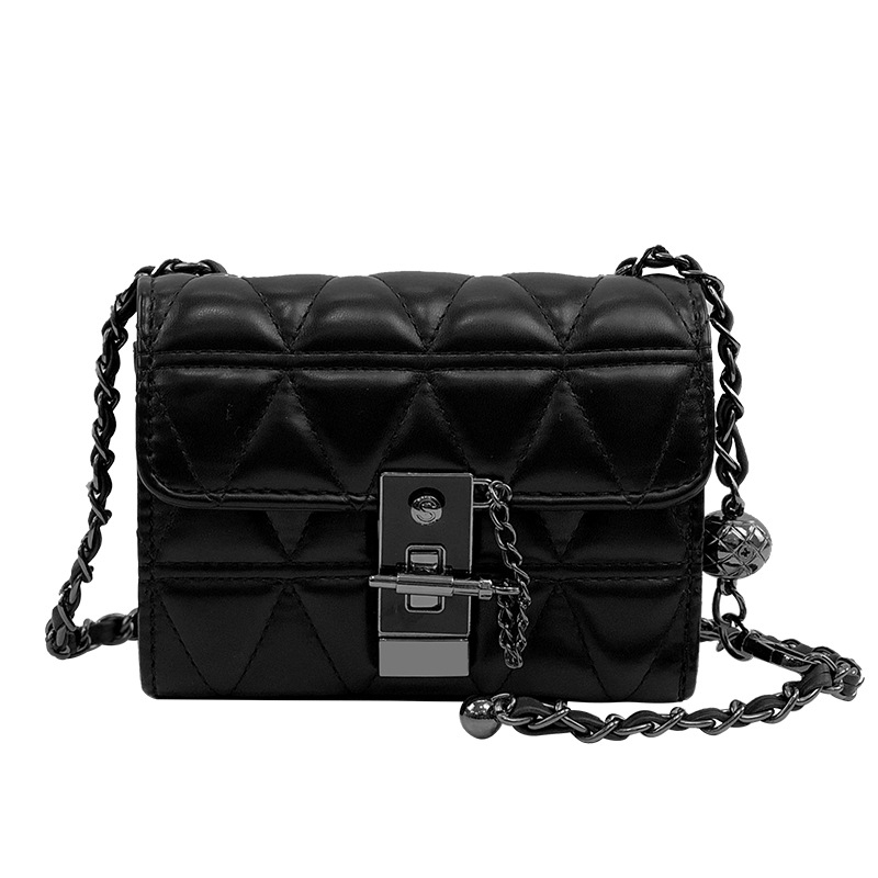 Visokokvalitetna ženska mini crossbody torbica s retro dizajnom crvene kovertne torbice i lancem, teksturirana, jesen-zima 2022.