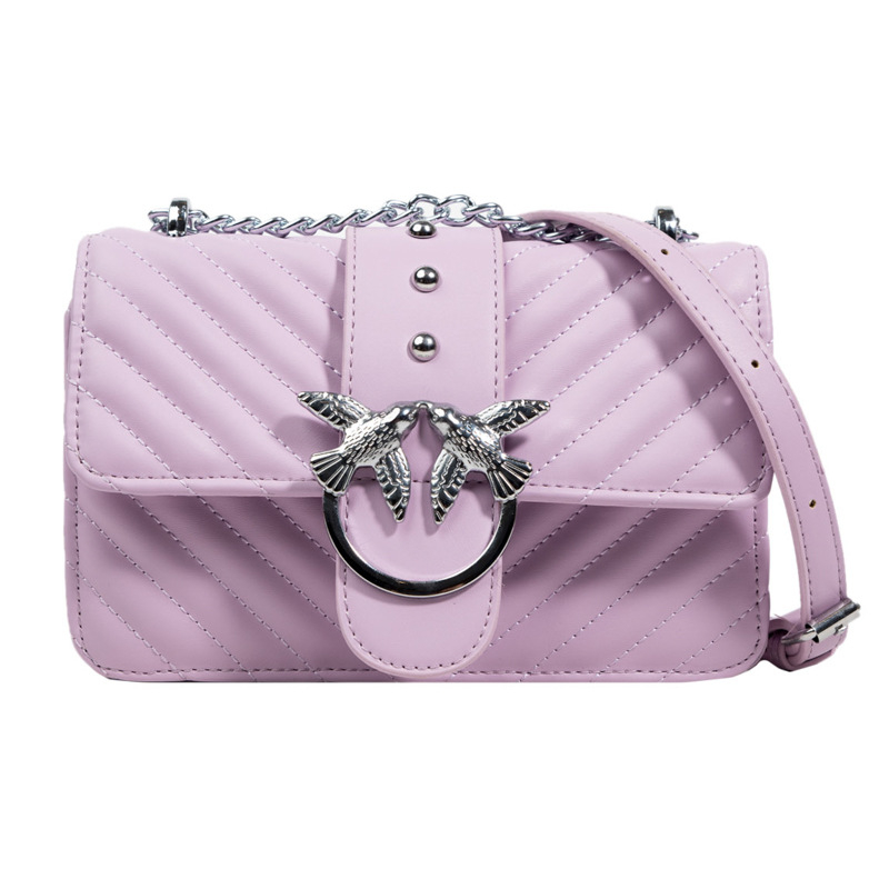 Ženska mala kvadratna torbica s lancem – crossbody torba za sve sezone, moderan visoki stil