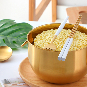Bol de prânz izolat din oțel inoxidabil 304, capac mare, pentru ramen și gustări de noapte