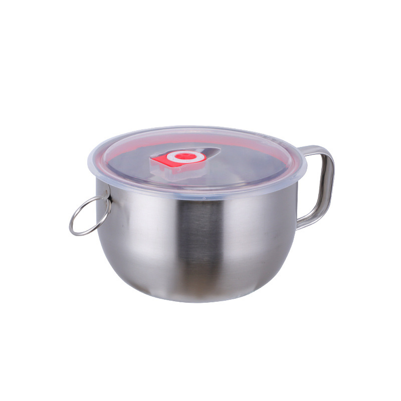 Bol de prânz izolat din oțel inoxidabil 304, capac mare, pentru ramen și gustări de noapte