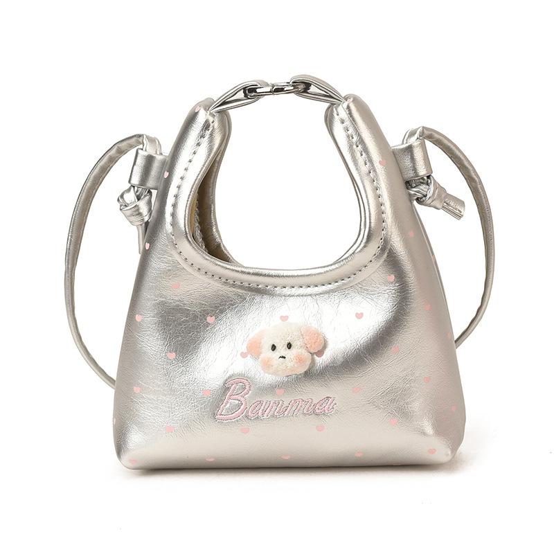 Ženska crossbody torba s točkicama, mini PU torbica s novčanikom i pretincem za ruž, slatka svakodnevna torba