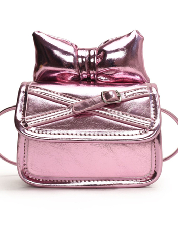 Elegantna ženska mini kvadratna torbica s mašnicom, crossbody, PU patent koža, vintage euroamerički stil, crvena.