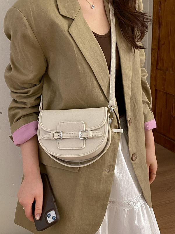 Ženska torba u dizajnu sedla, nišnog dizajna, 2026 novi model, elegantna torba za rame ili crossbody
