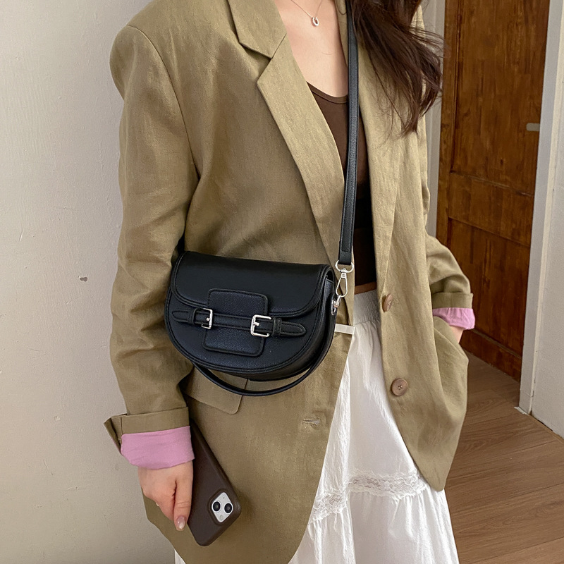 Ženska torba u dizajnu sedla, nišnog dizajna, 2026 novi model, elegantna torba za rame ili crossbody