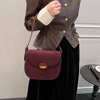 Ženska torbica ispod pazuha, novi nišni dizajn, crossbody torba preko jednog remena, visoko kvalitetna retro sedlasta torba