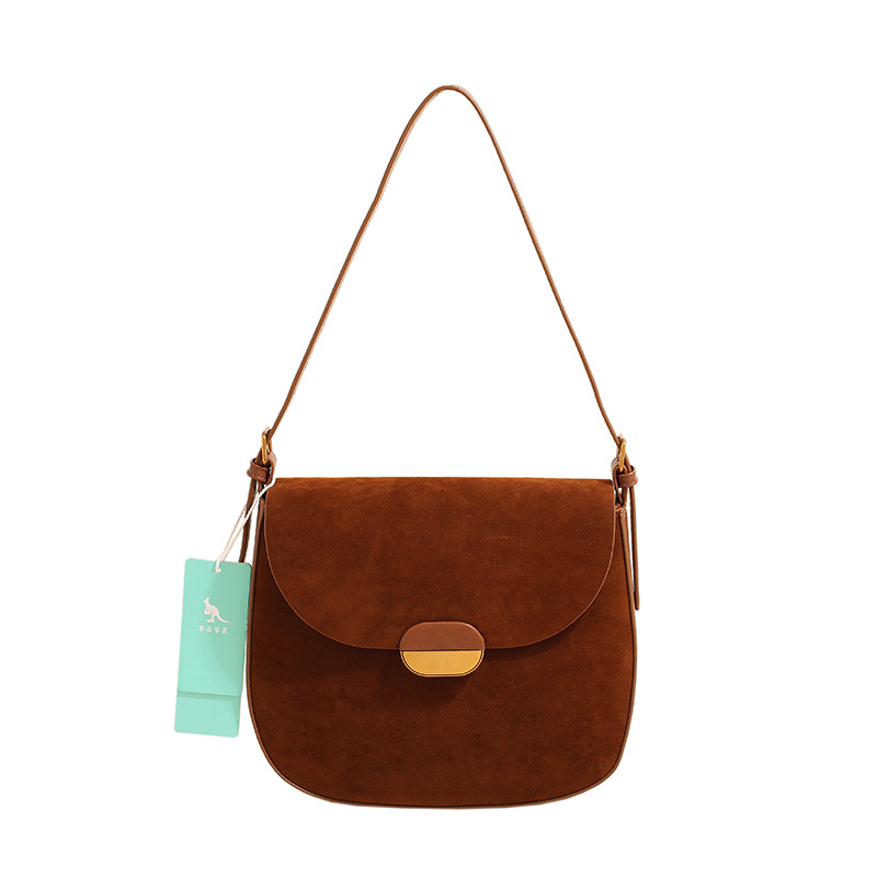 Ženska torbica ispod pazuha, novi nišni dizajn, crossbody torba preko jednog remena, visoko kvalitetna retro sedlasta torba