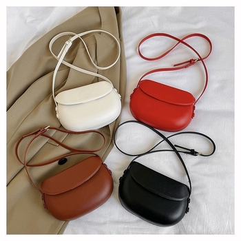 Ljetna verzija korejskog stila, crvena retro saddle torba za žene, mala crossbody torbica za telefon, svestrana i minimalistička