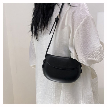 Ljetna verzija korejskog stila, crvena retro saddle torba za žene, mala crossbody torbica za telefon, svestrana i minimalistička