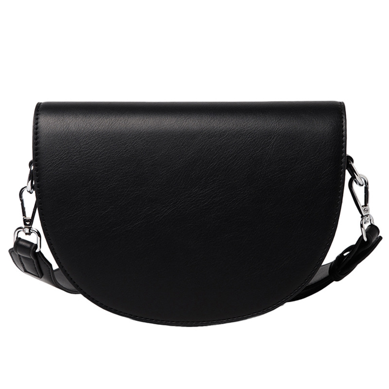 PU torbica za žene, mala crossbody s širokom remenom — proljeće 2025