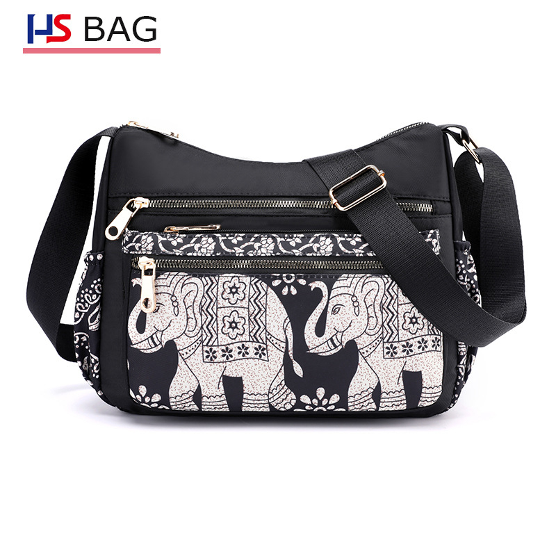 Ženska torba preko ramena u korejskom stilu, Oxford, velika kapaciteta, višeslojna, crossbody za outdoor putovanja i majčinu upotrebu