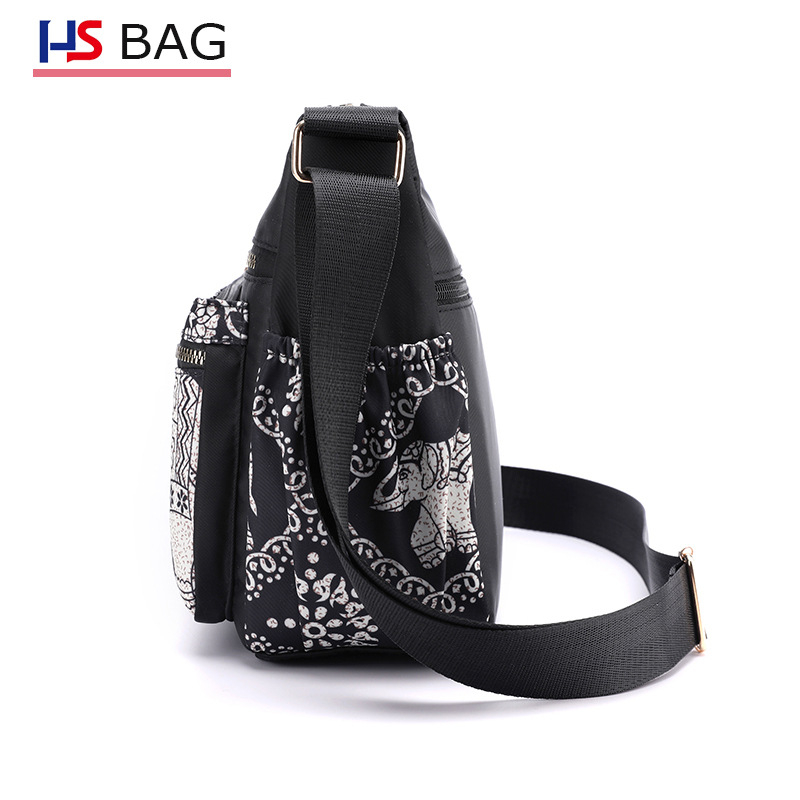 Ženska torba preko ramena u korejskom stilu, Oxford, velika kapaciteta, višeslojna, crossbody za outdoor putovanja i majčinu upotrebu