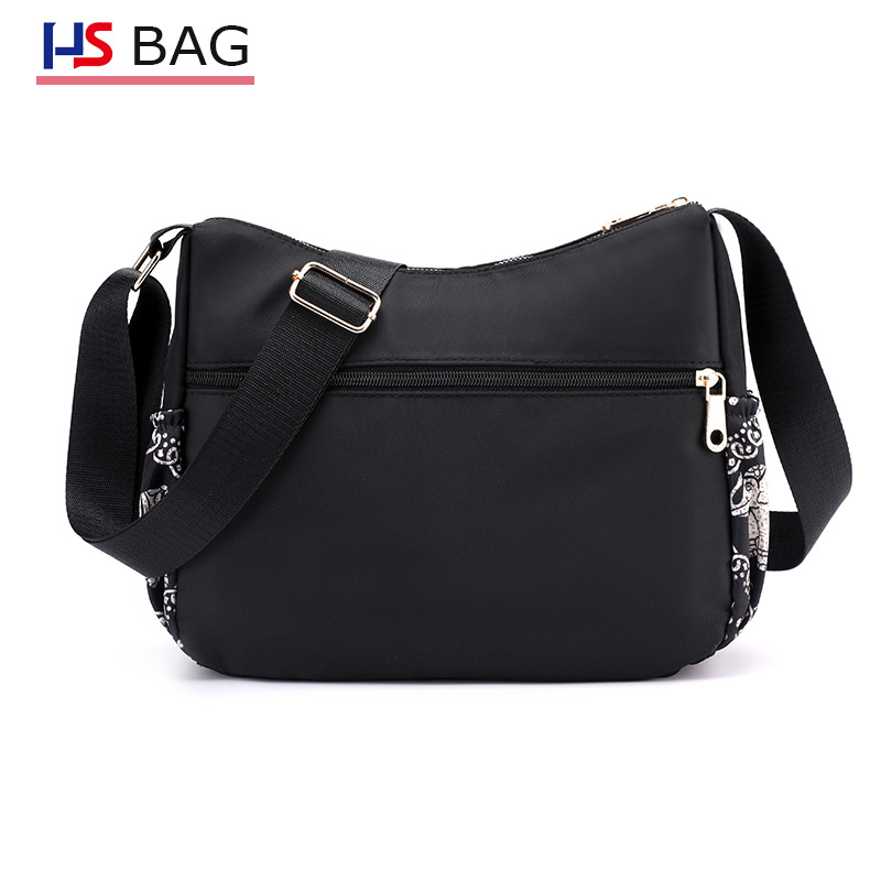 Ženska torba preko ramena u korejskom stilu, Oxford, velika kapaciteta, višeslojna, crossbody za outdoor putovanja i majčinu upotrebu