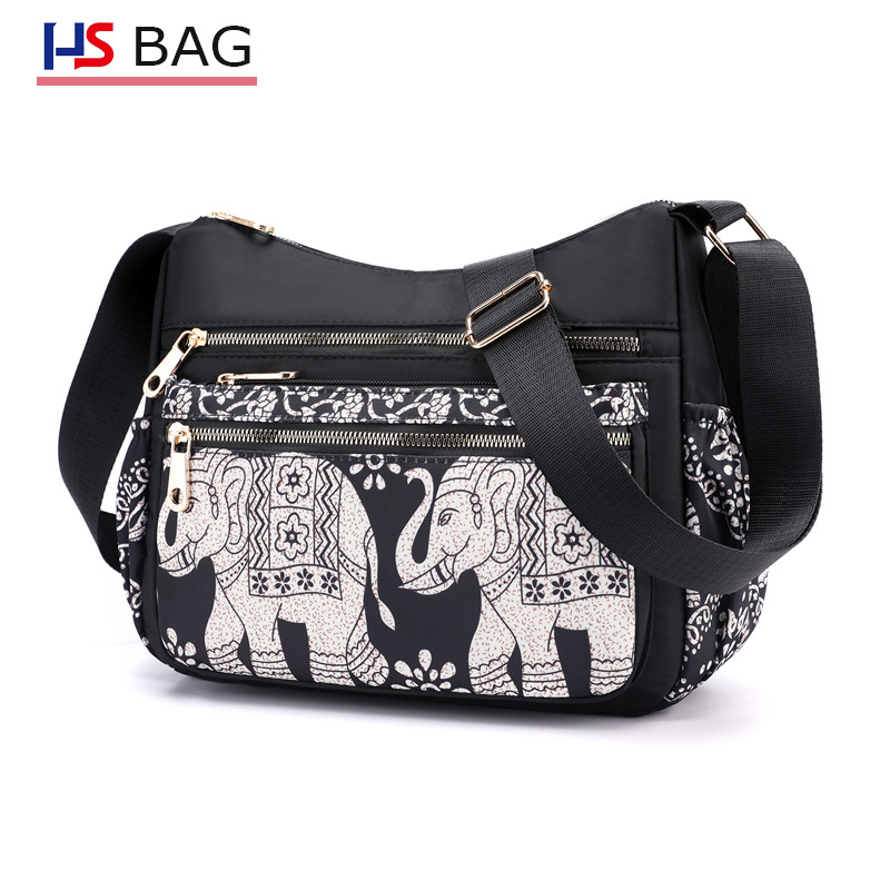Ženska torba preko ramena u korejskom stilu, Oxford, velika kapaciteta, višeslojna, crossbody za outdoor putovanja i majčinu upotrebu