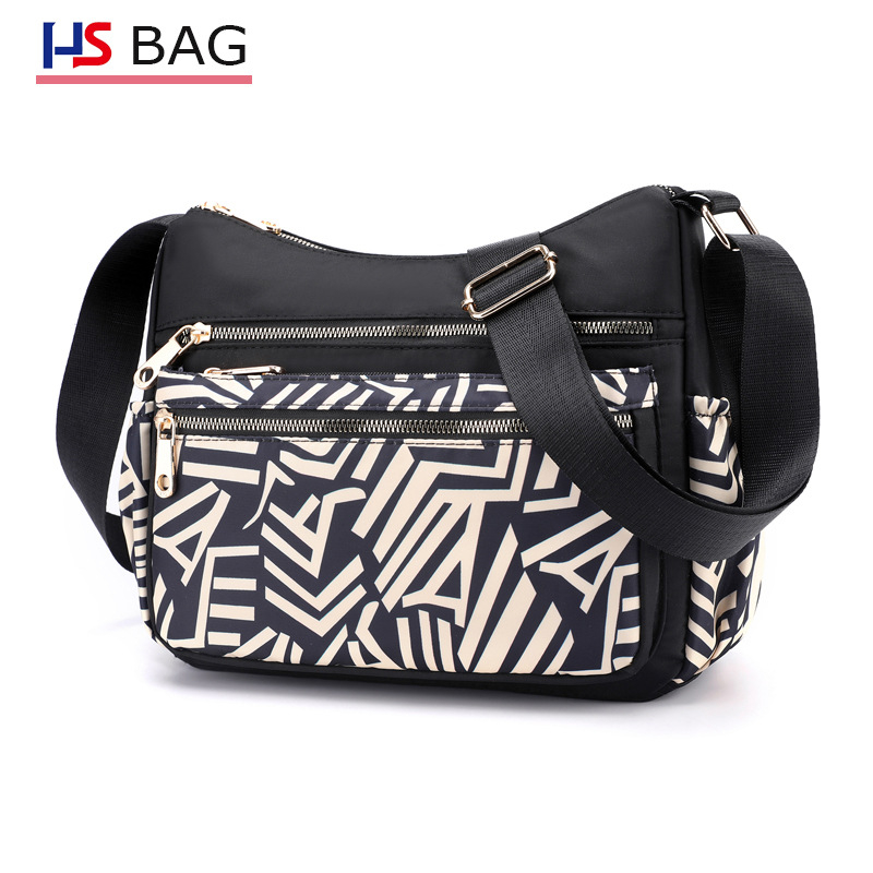 Ženska torba preko ramena u korejskom stilu, Oxford, velika kapaciteta, višeslojna, crossbody za outdoor putovanja i majčinu upotrebu