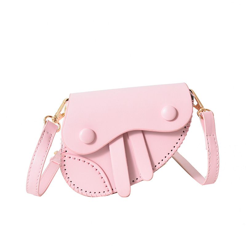 Crossbody torba u obliku sedla, organizator za novčanik i šminku, PU materijal
