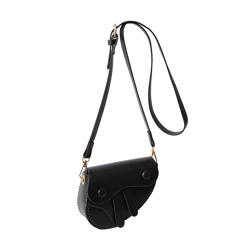 Crossbody torba u obliku sedla, organizator za novčanik i šminku, PU materijal