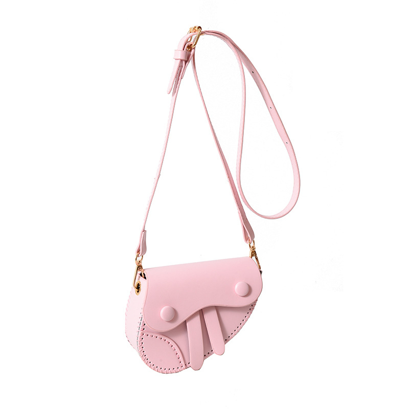 Crossbody torba u obliku sedla, organizator za novčanik i šminku, PU materijal
