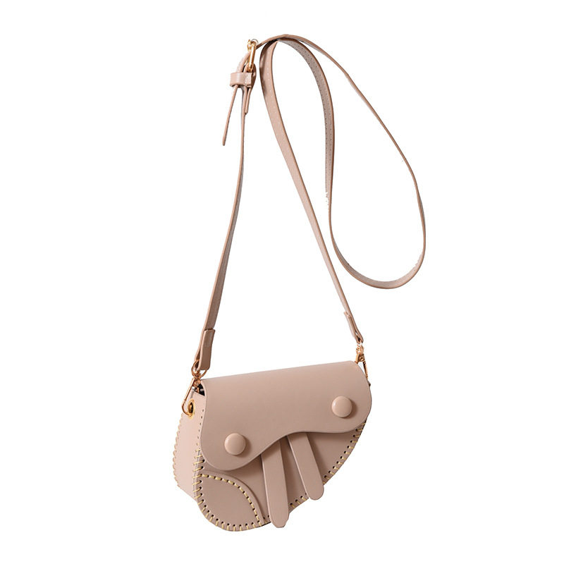 Crossbody torba u obliku sedla, organizator za novčanik i šminku, PU materijal