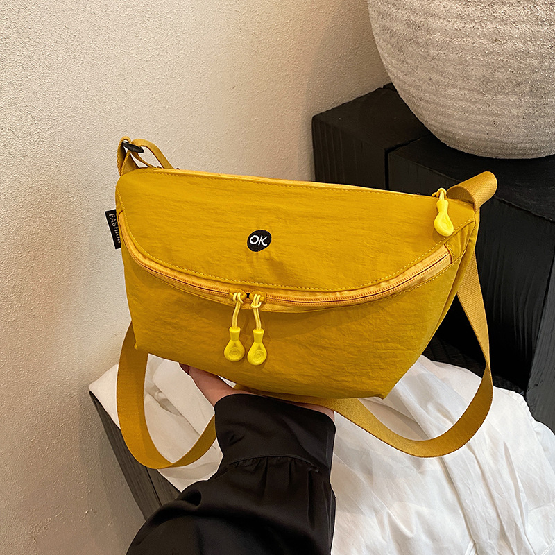 Unisex torba preko ramena od najlona, Oxford plat, lagana, dumpling stil, torba na prsima