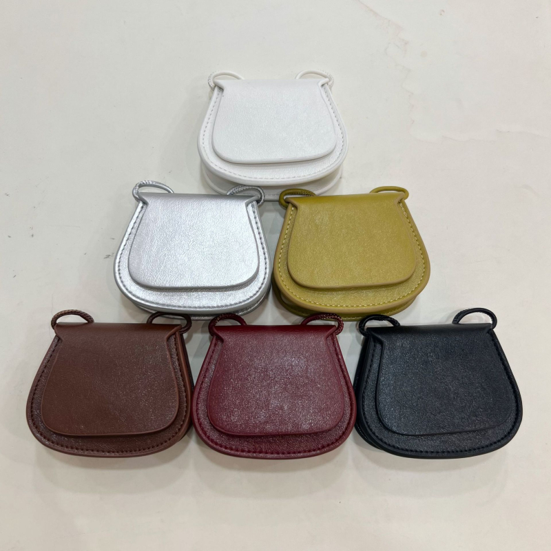 Korejske stil mini torba saddle bag s kaišem oko vrata, pretinac za slušalice i novčiće, za svakodnevnu upotrebu