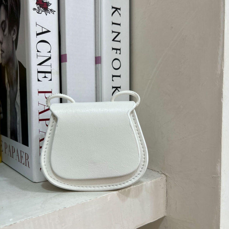 Korejske stil mini torba saddle bag s kaišem oko vrata, pretinac za slušalice i novčiće, za svakodnevnu upotrebu