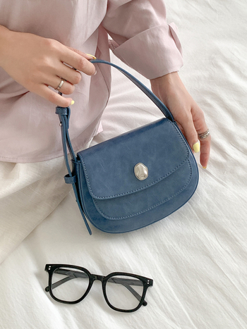 Korejska retro torbica ispod pazuha, luksuzna torba tip saddle, crossbody torba s jednim remenom, ženska svestrana torba.