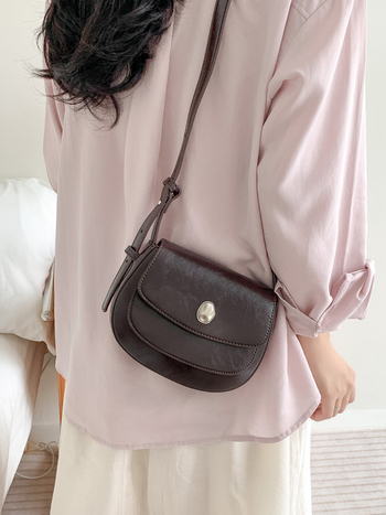 Korejska retro torbica ispod pazuha, luksuzna torba tip saddle, crossbody torba s jednim remenom, ženska svestrana torba.