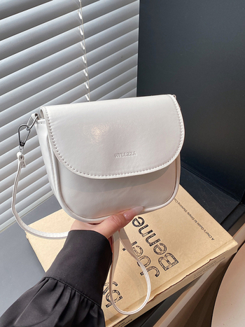 Ženska sedlasta torbica preko ramena, mala crossbody, PU koža, 2026 gradski stil