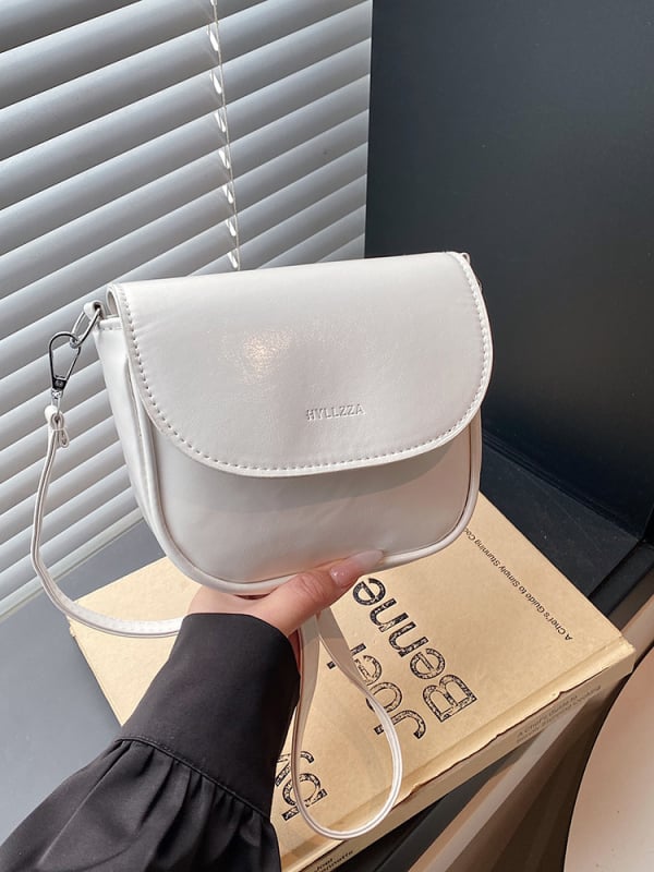 Ženska sedlasta torbica preko ramena, mala crossbody, PU koža, 2026 gradski stil