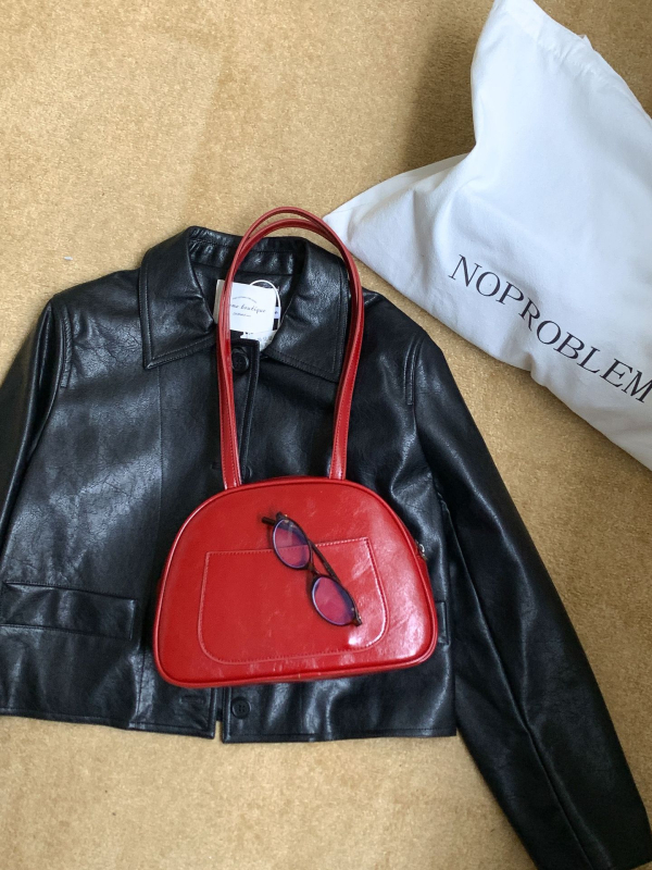 Ženska saddle bag torba, ekskluzivan dojam visokog kvaliteta, Boston Bowling dizajn, ženska torba na ramenu u korejskom stilu